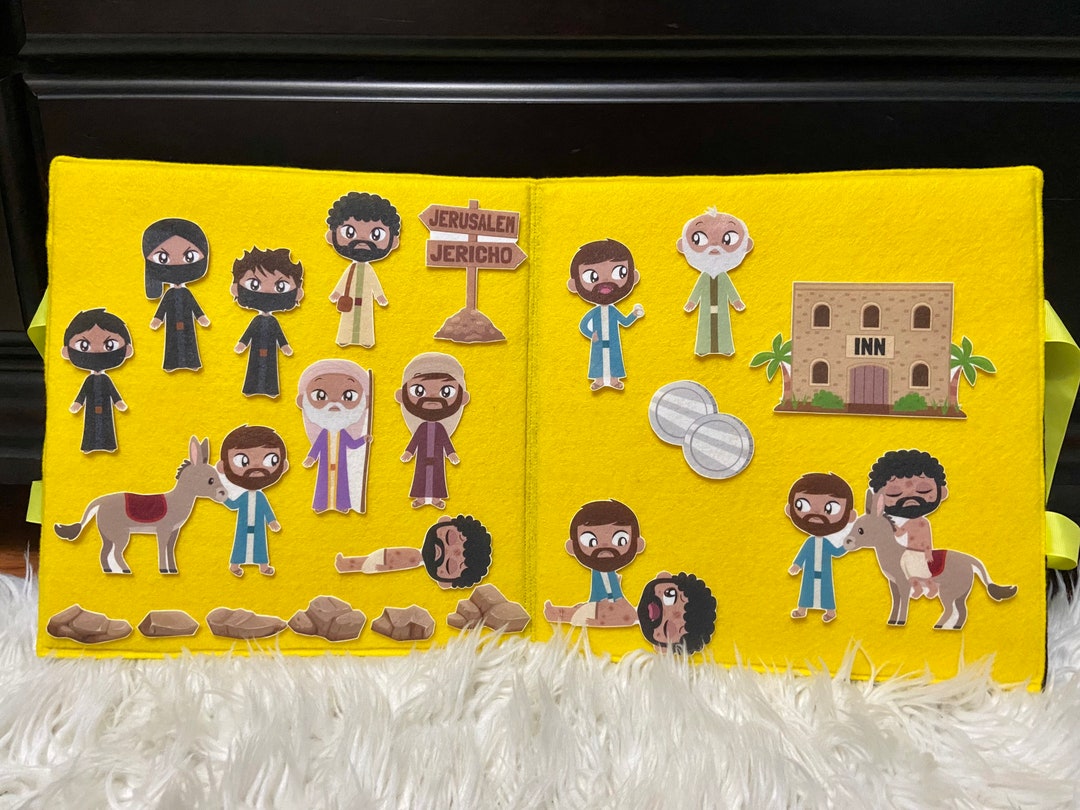 The Good Samaritan Felt Story Flannel Board Sunday School Bible ...
