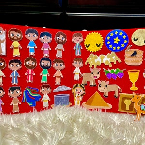 Joseph and the Coat of Many Colors Felt Story | Flannel Board | Old Testament | Bible | Christian | Sunday School | Toddler Preschool Gift |
