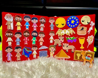 Joseph and the Coat of Many Colors Felt Story | Flannel Board | Old Testament | Bible | Christian | Sunday School | Toddler Preschool Gift |
