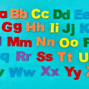 Felt Alphabet (Choose your Size) | ABC’s | Preschool Learning | Felt Board | Flannel Board | Literacy