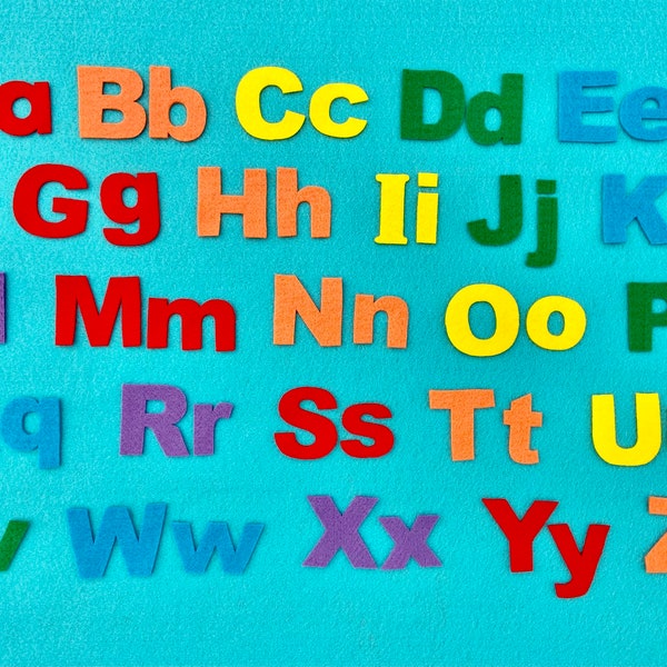 Felt Alphabet (Choose your Size) | ABC’s | Preschool Learning | Felt Board | Flannel Board | Literacy