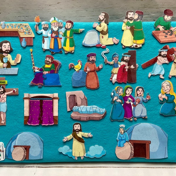 Felt Board Bible Story - Etsy