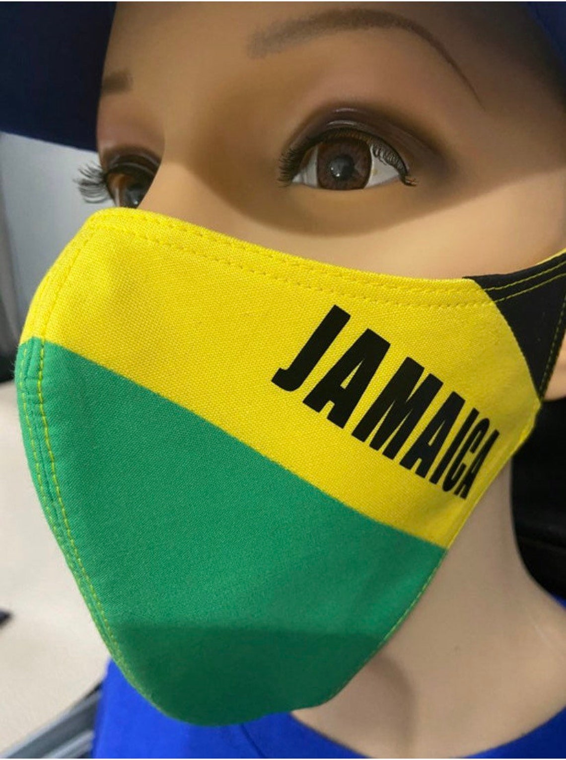 Jamaican Mask Washable and Reversible | Etsy