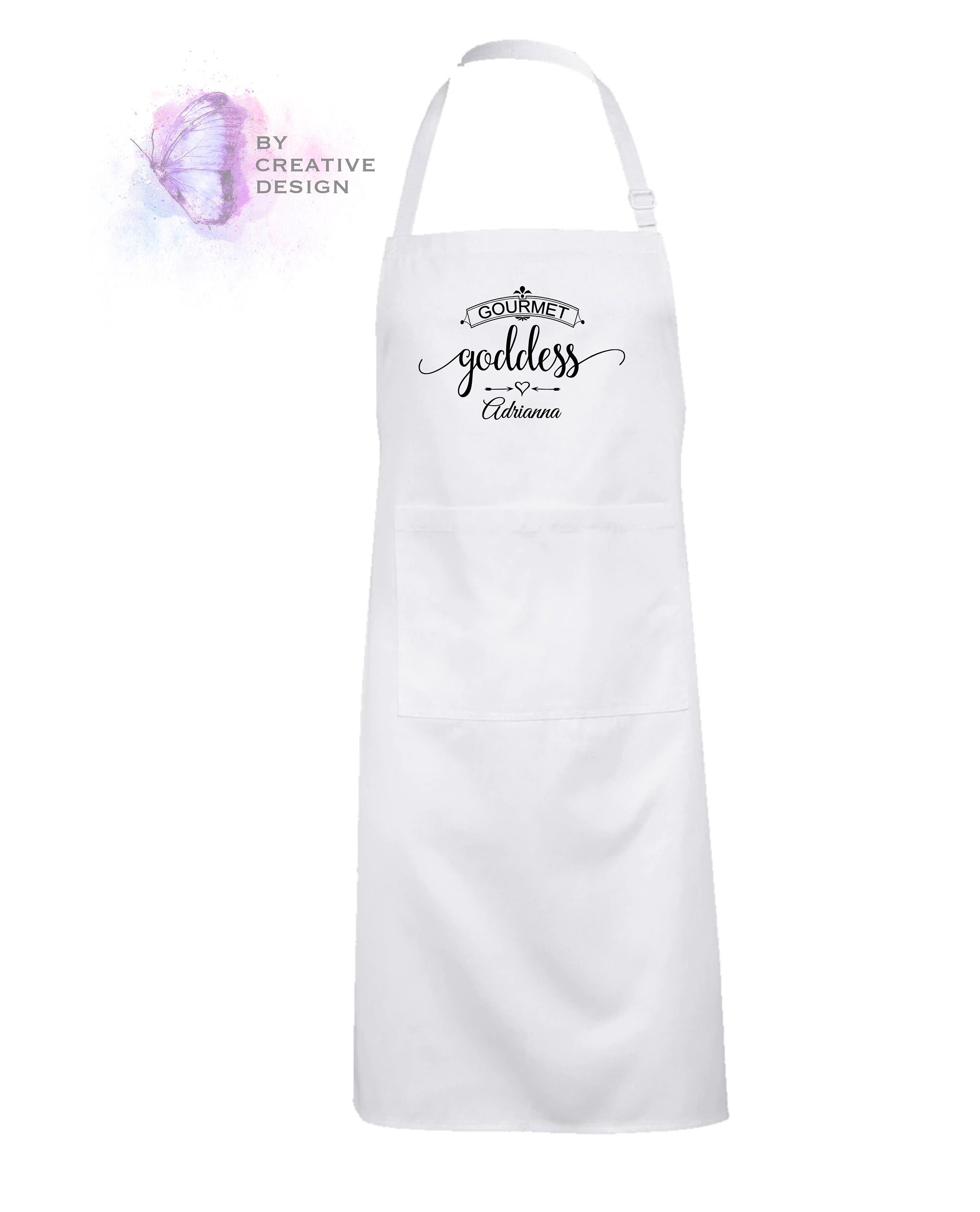 Gourmet Goddess Personalised Apron/Apron for Mum/Apron for Her/Gifts