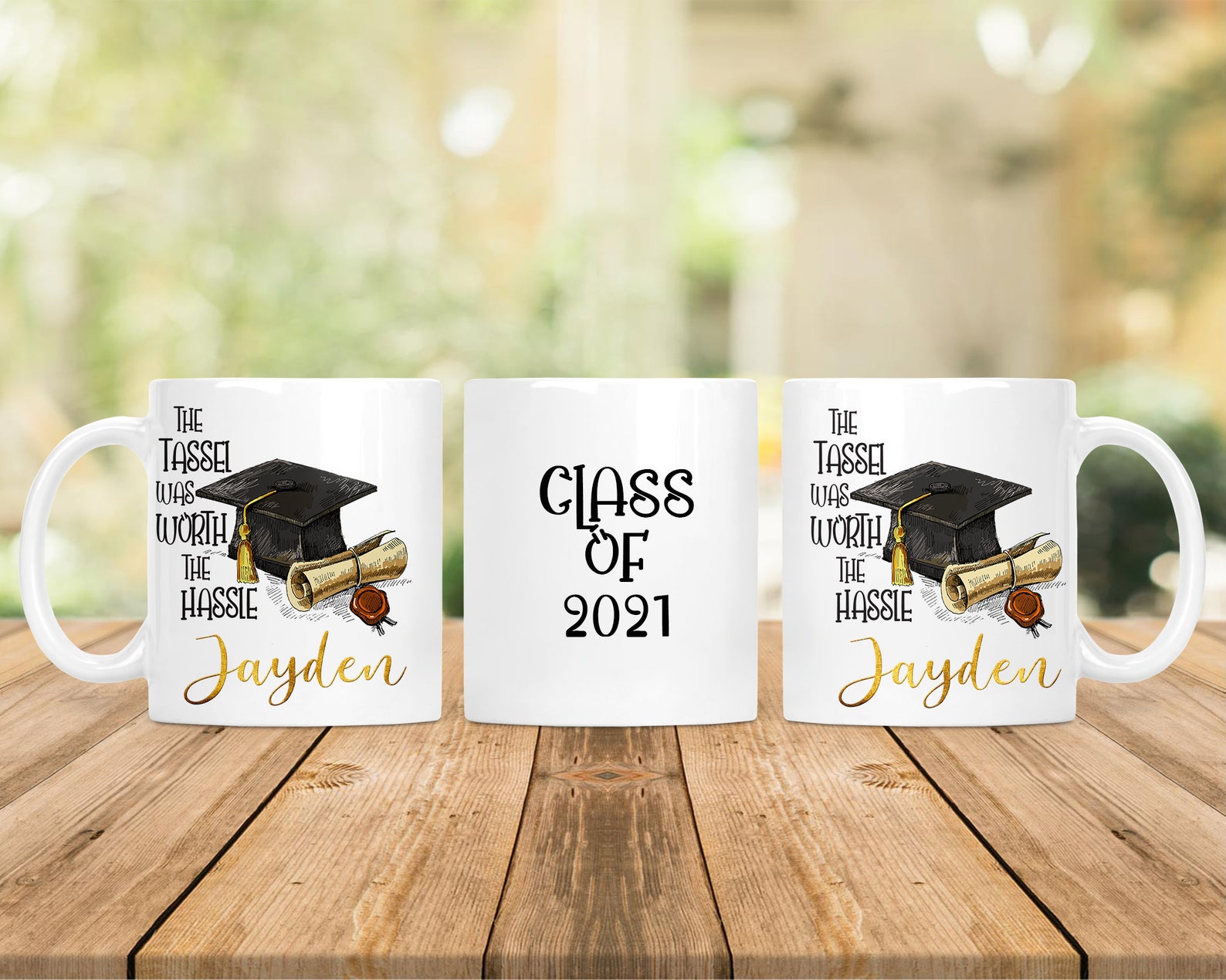 Bachelors Degree Graduation Gifts Personalised Graduation Mug Etsy UK