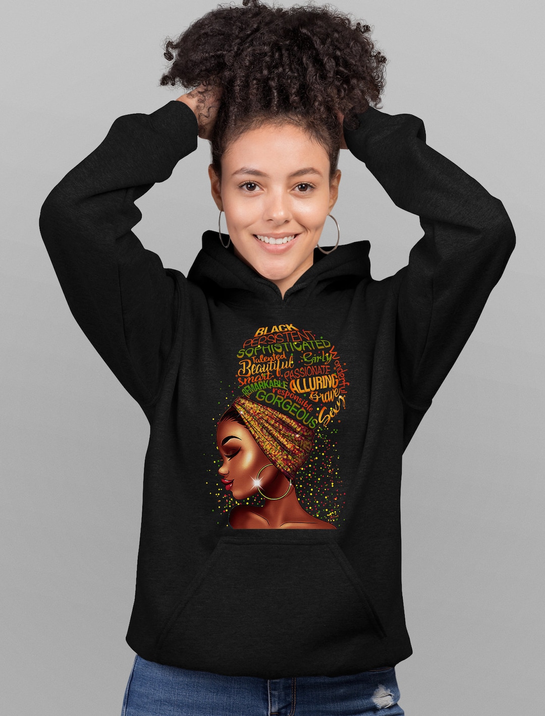 olivia kim hoodie black