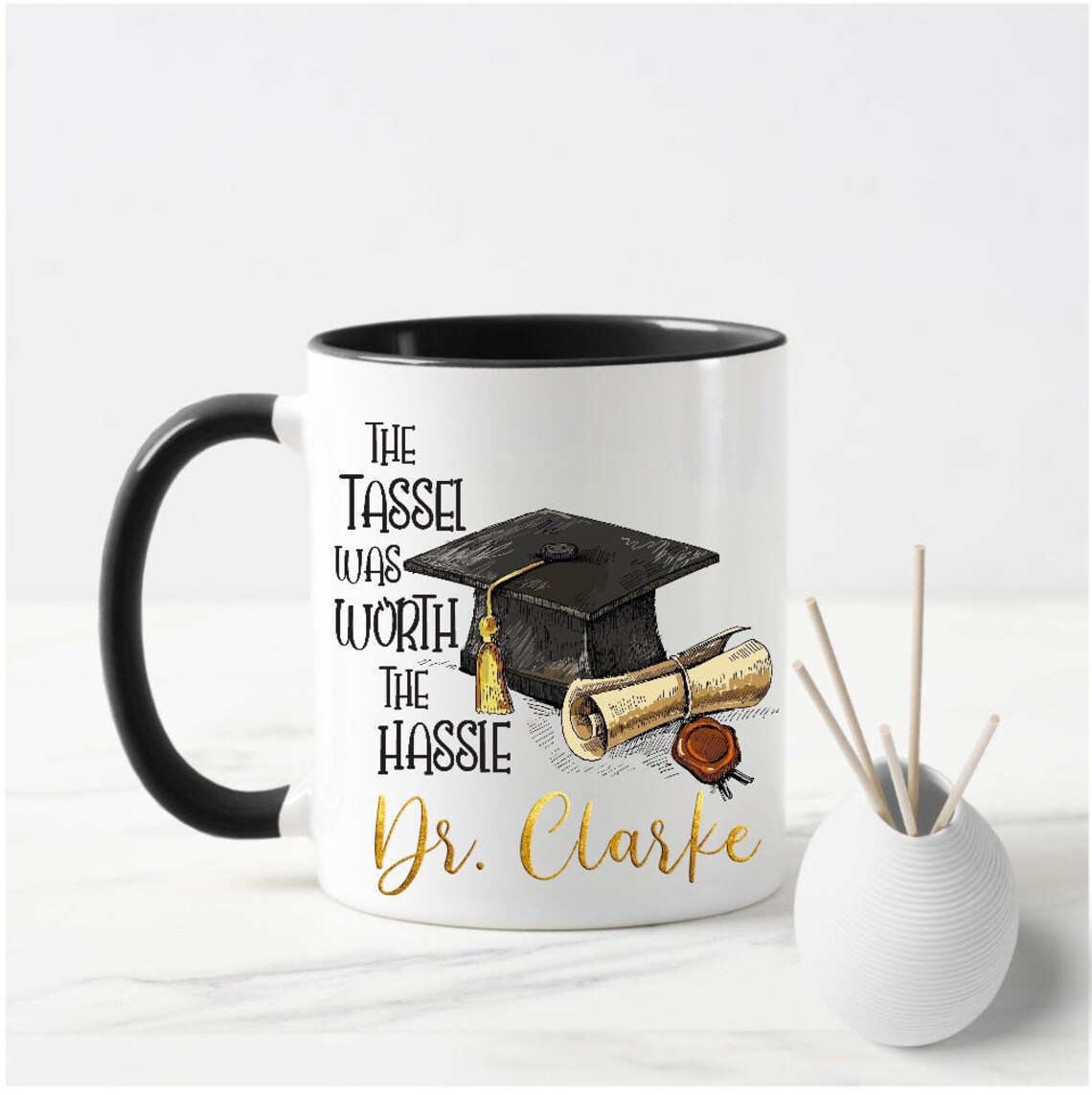 Bachelors Degree Graduation Gifts Personalised Graduation Mug Etsy