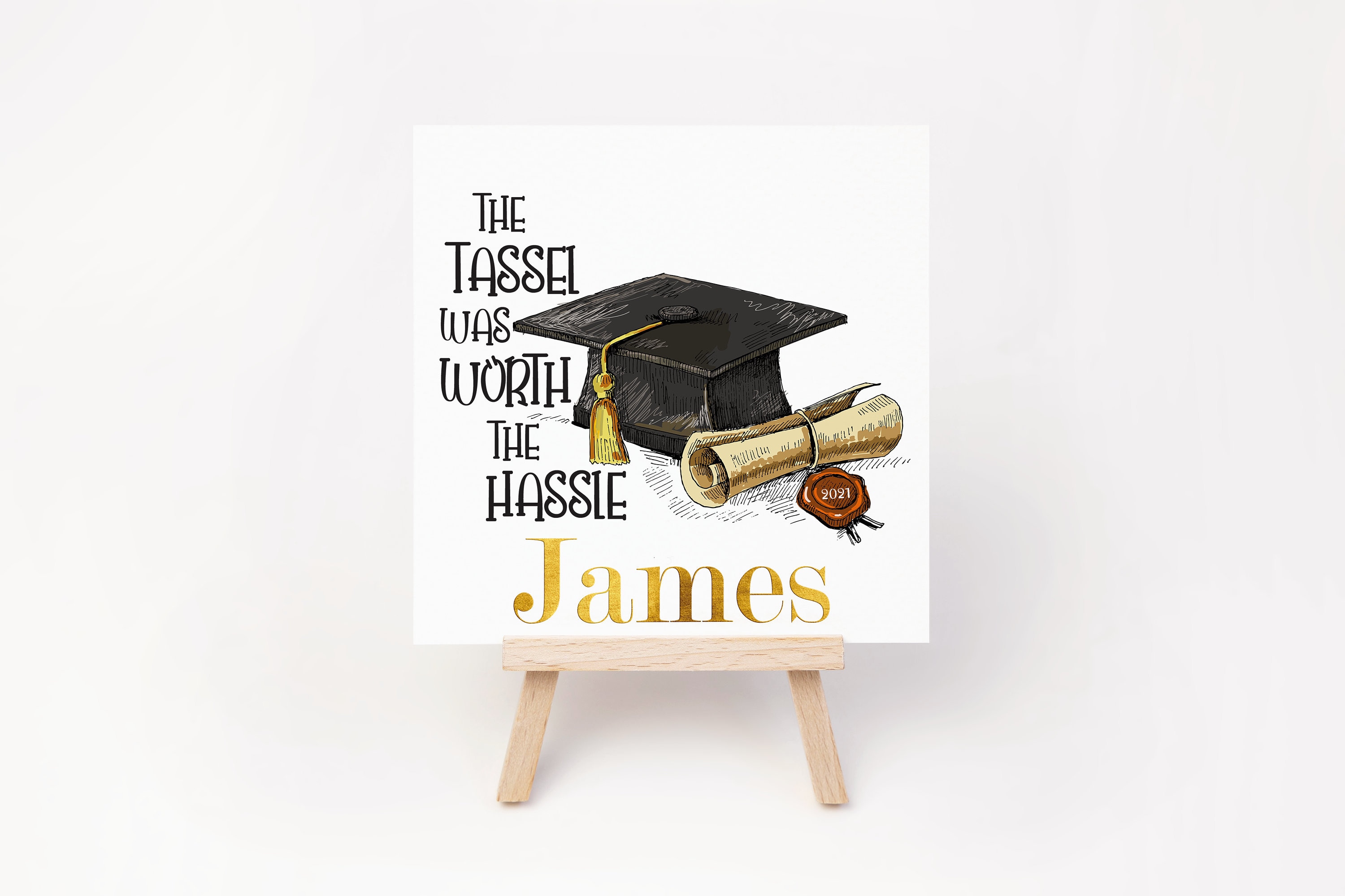 Personalised Graduation Card Masters Degree Gifts for Him | Etsy