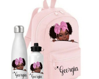 Black girl backpack hotsell