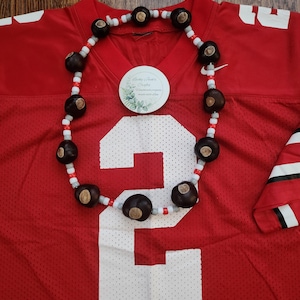 Beaded Buckeye Necklace