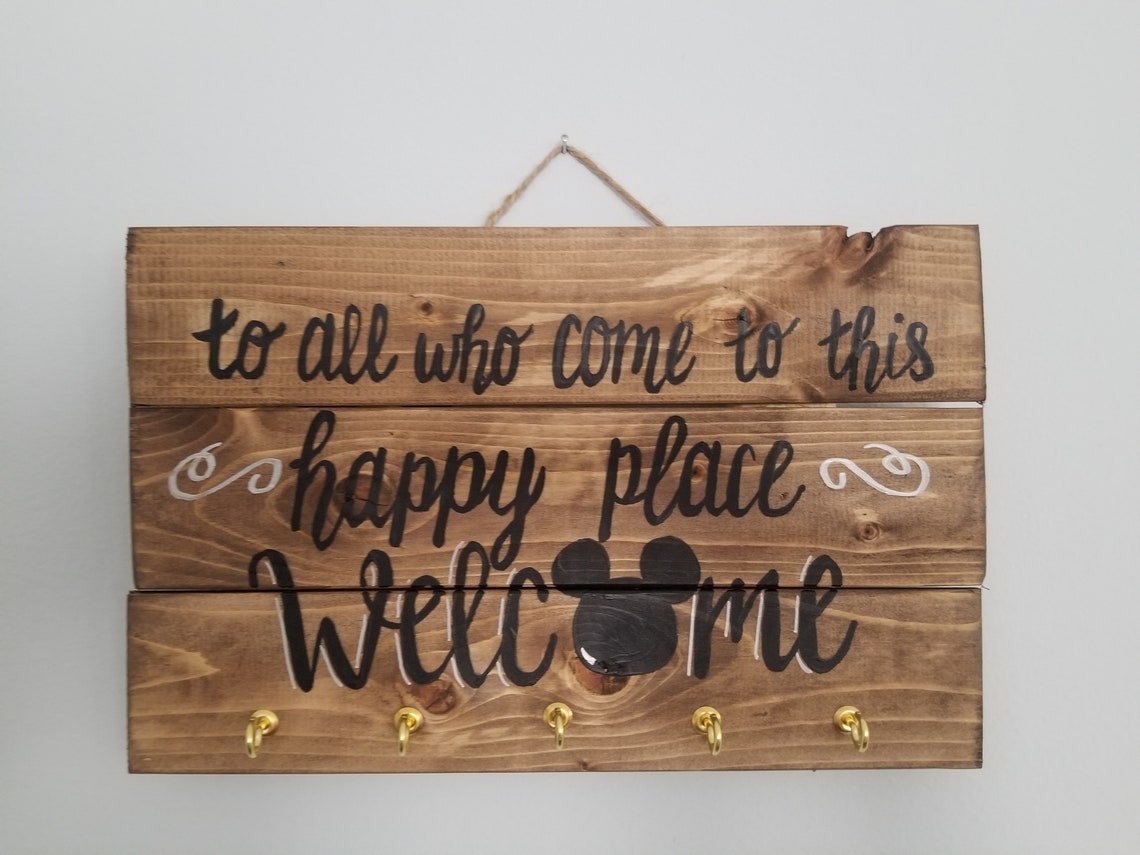 Disney Inspired Key Holder Etsy