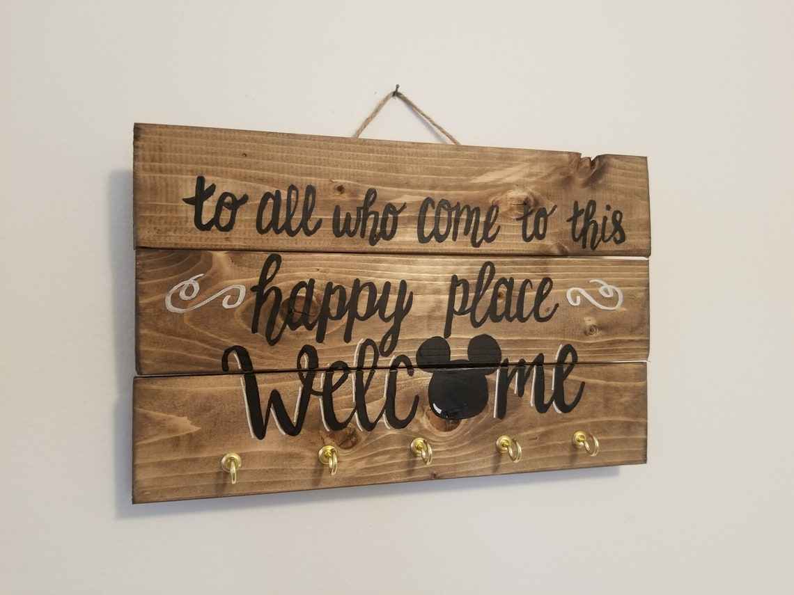 Disney Inspired Key Holder Etsy