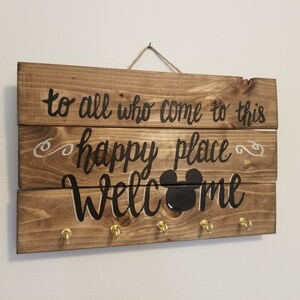 Disney Inspired Key Holder - Etsy