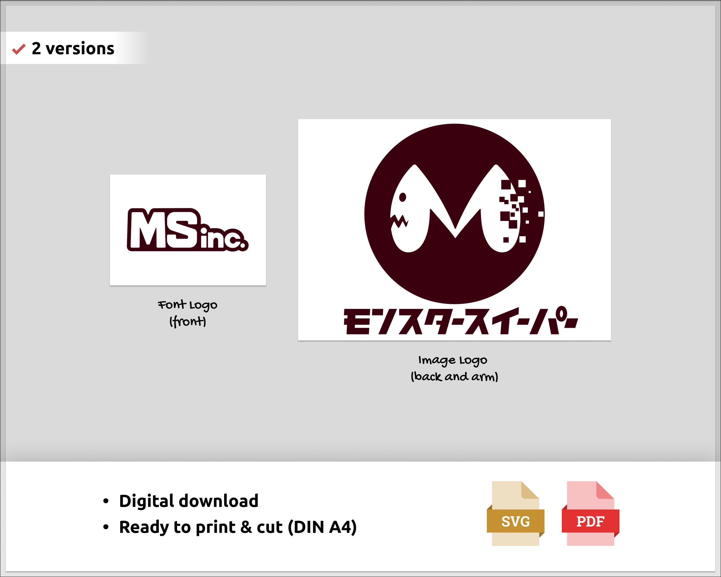 Kaiju No. 8 Kafka Monster Sweeper Logo as SVG – Digital Download