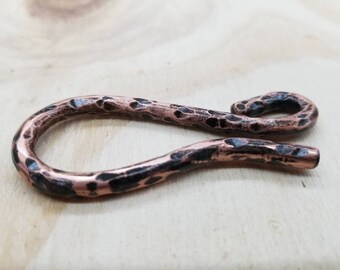 Textured Copper Keyhook Keychain