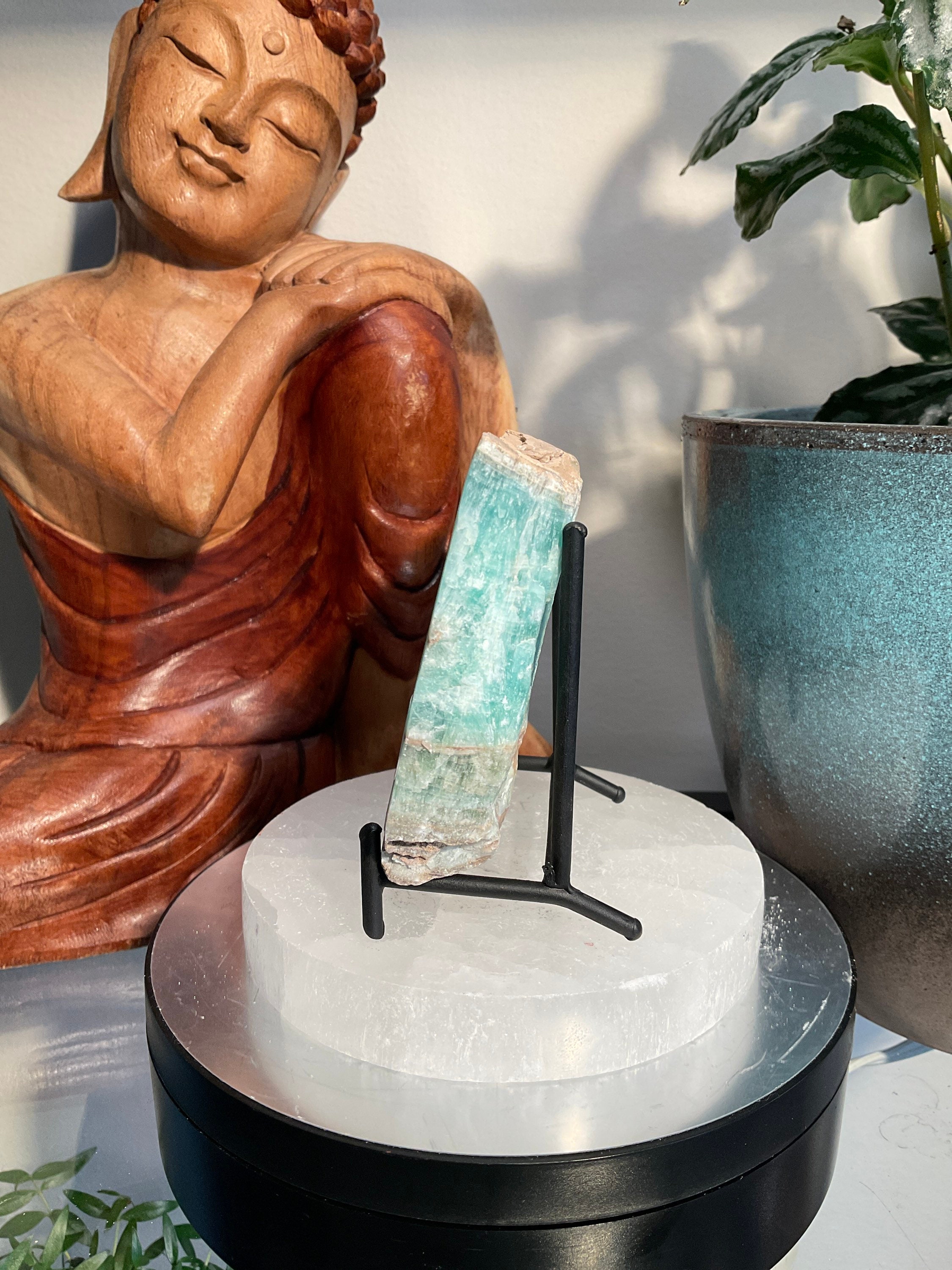 Blue Aragonite Healing Crystal Etsy