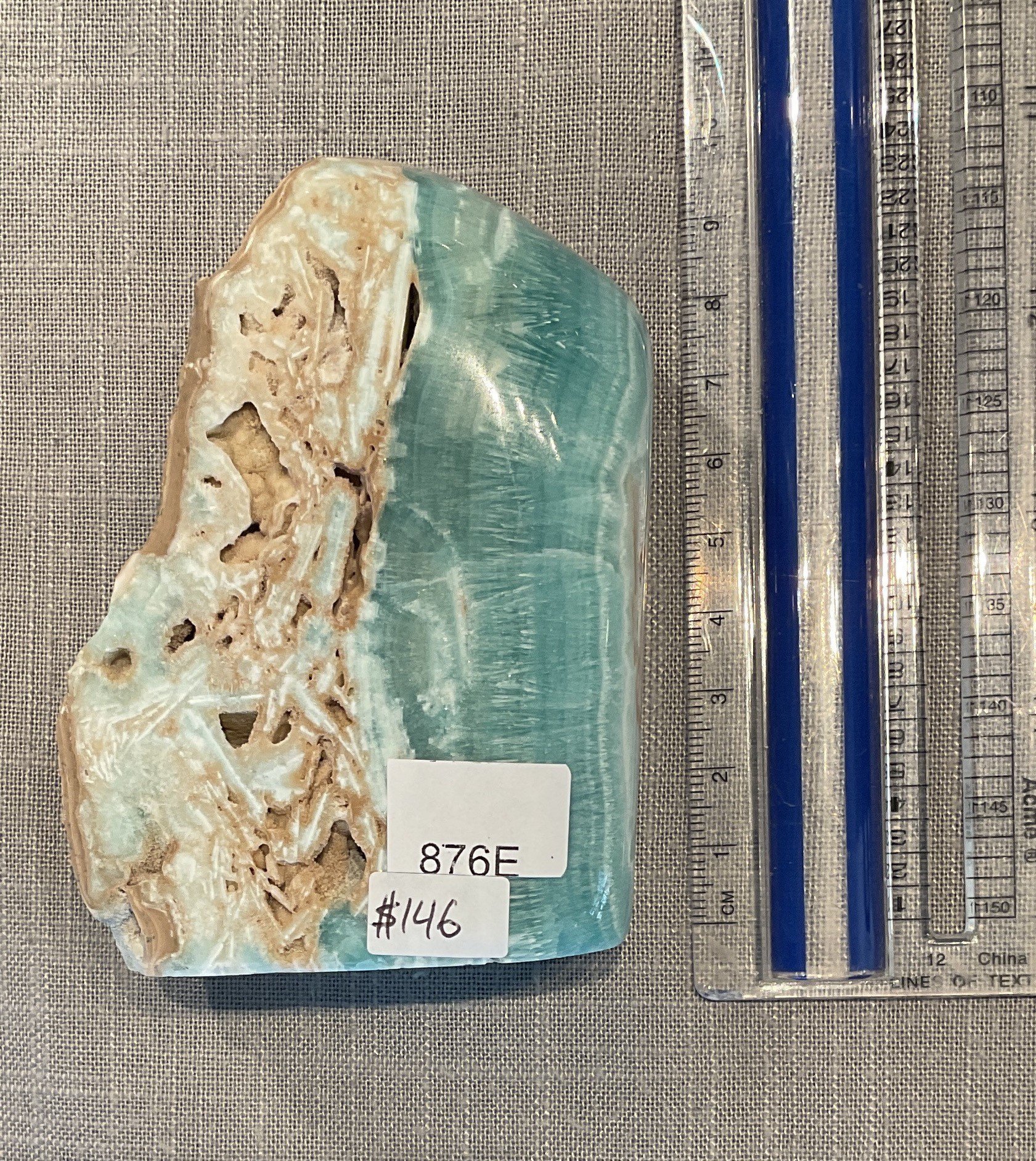 Blue Aragonite Healing Crystal Etsy