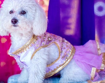 Pet outfit weddings~Indian pet outfit~Custom pet apparel~made to match~desi outfits pets~puppy lehenga~dog lehenga~customized pets lehenga