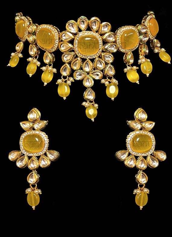Onyx kundan set discount