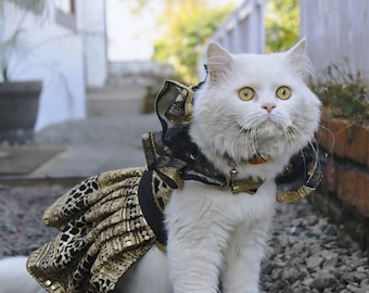Fezco - Sequin Embroidered Cat/Dog Lehenga