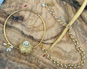 Manal Nose Ring - Adorn Your Beauty with Our Exquisite Nose Rings