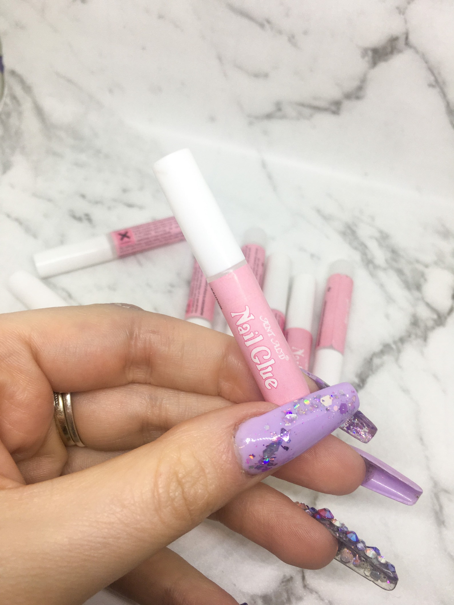 Press On Nail Glue Adhesive False Nails Glue Nails Etsy Australia