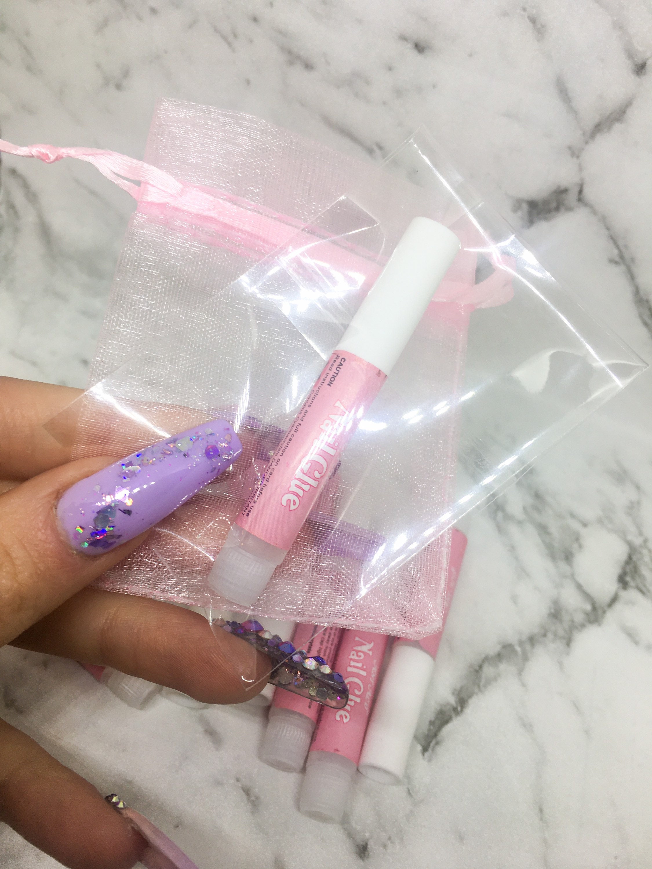 3pack Press on Nails Glue Adhesive Glue on Nails Best Glue for Press on