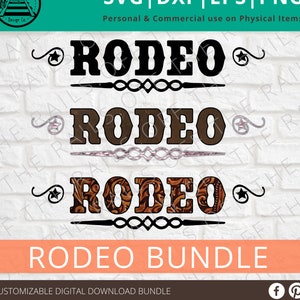 Rodeo SVG  bundle -  Rodeo SVG-  digital Rodeo design - PNG bundle -  dxf, eps, png, svg - sillhouette -  cricut
