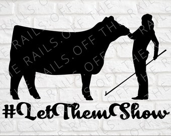 Download Show Cattle Svg Etsy