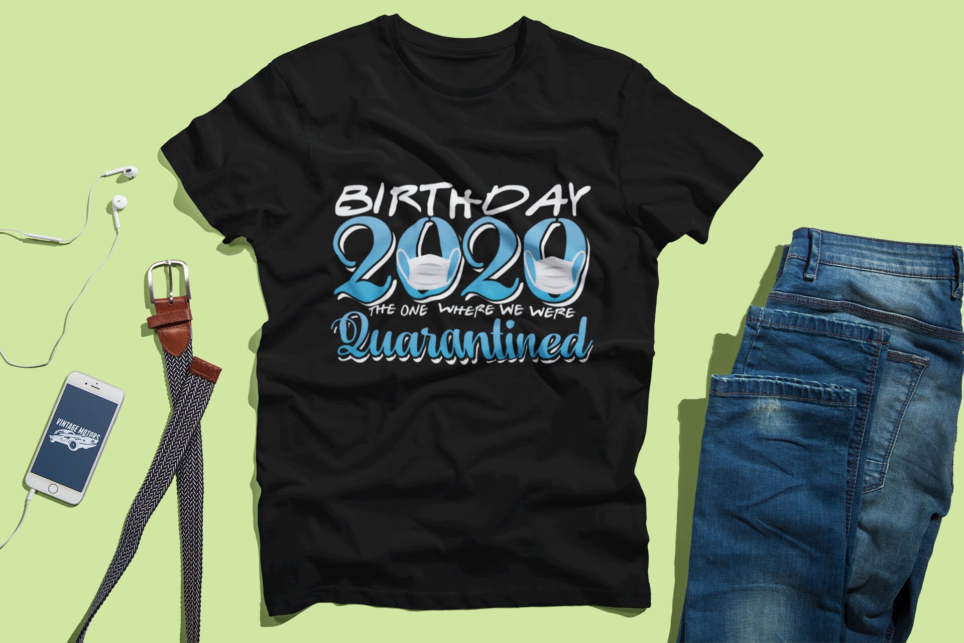 Download 2020 Face Mask Quarantine Birthday Svg Instant Digital Etsy