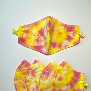 Tie Dye Face Mask | Tie Dye Face Cover | Made in USA | Washable, Reusable Mask | Cotton Face Mask | Ready to Ship - M/L