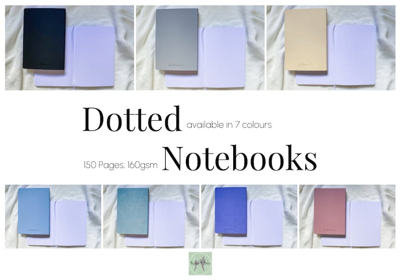 Faux Leather Notebooks Dotted