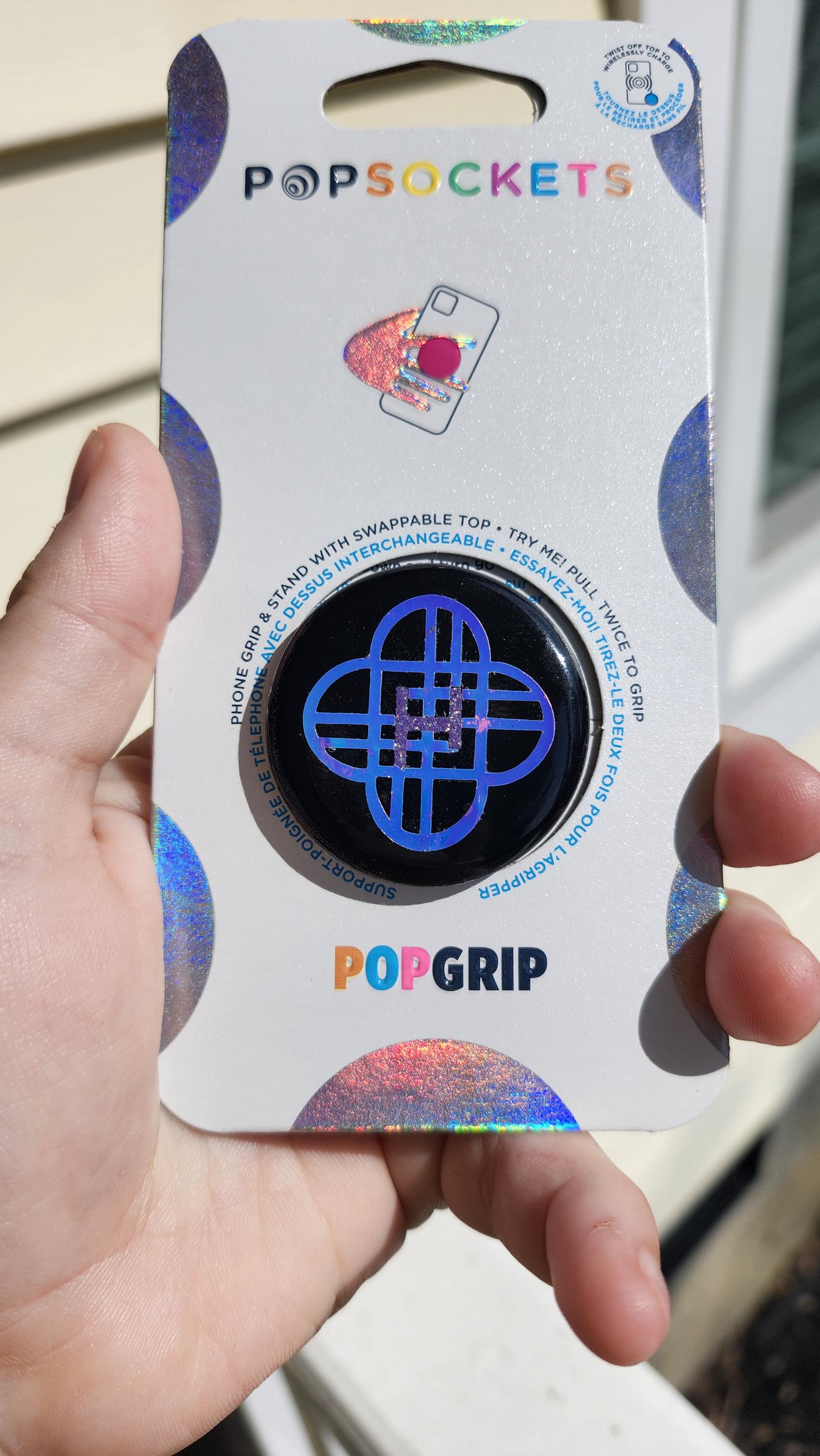 Popsocket Hunters HUNTR/X K-pop Demon Hunters Logo Popsocket | Kpop Demon Hunters Fan ...