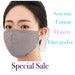 Cotton Face Mask with a Filter pocket and Nose wire, 3 Layers；Reusable and Washable, 