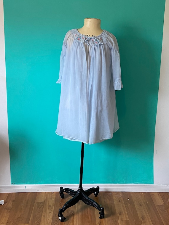 60s BabyDoll Set Pale Blue