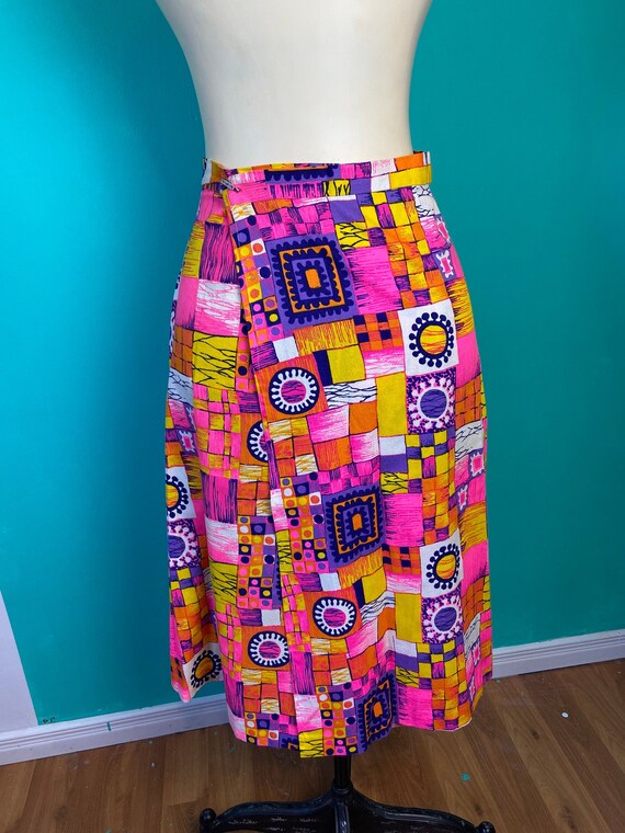 70s Maxi Vintage Wrap Skirt