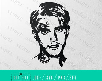 Lil Peep SVG PNG DXF – Digital Download for Cricut & Silhouette – Stencil, Vinyl, Printable Art