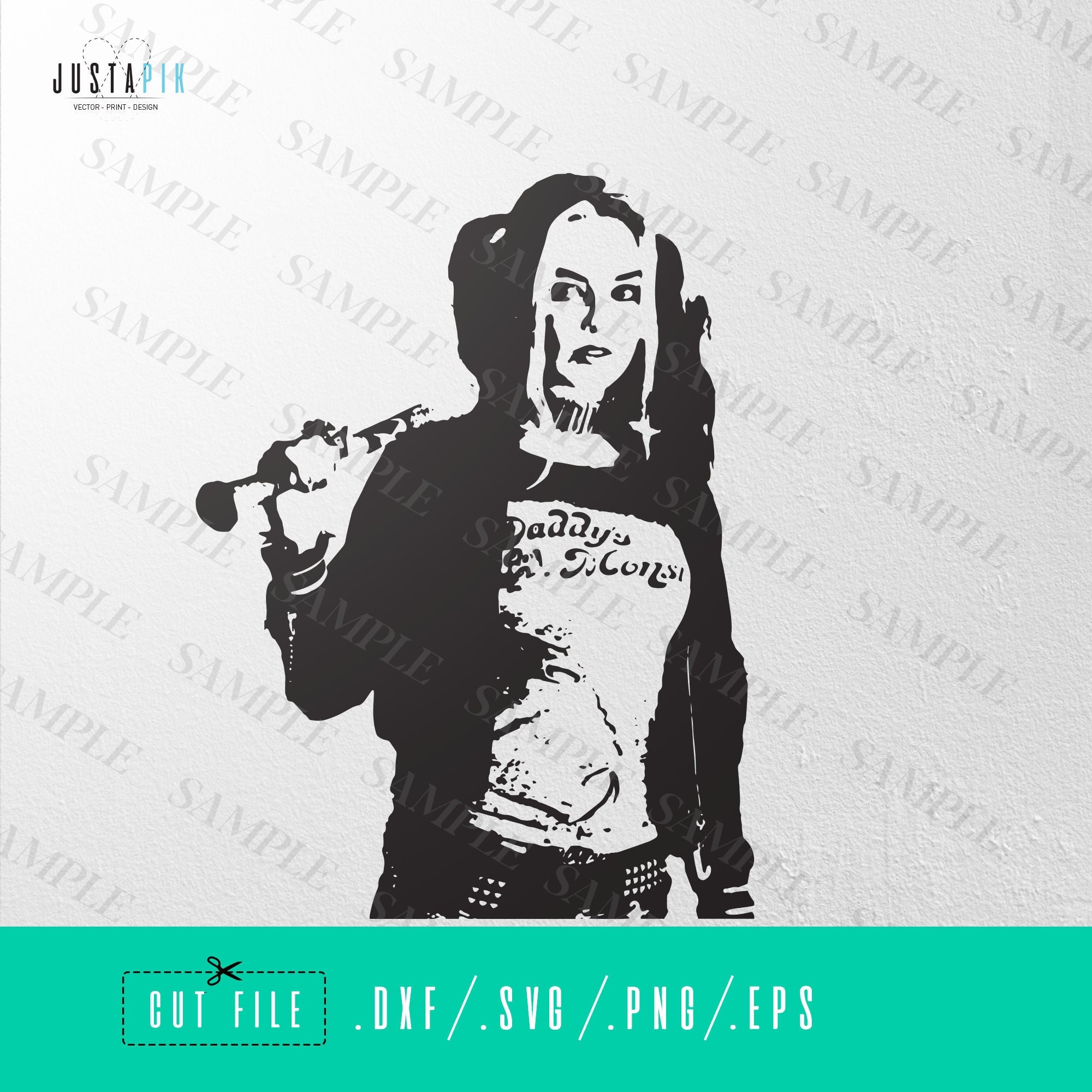 Harley Quinn Stencil harley-quinn-stencil