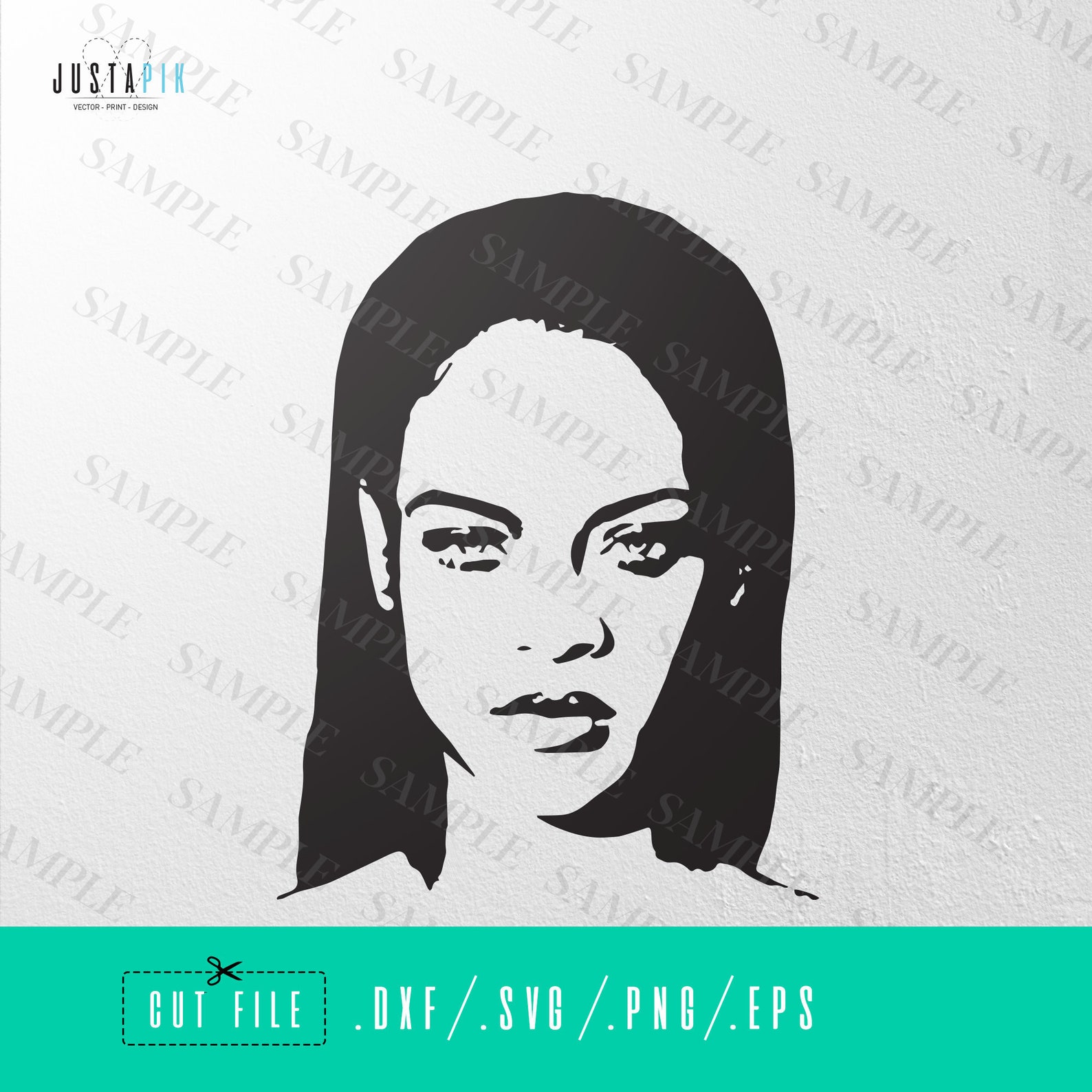 Rihanna , File for Cricut , SVG , Music , Vector , Cut File , Stencil ...