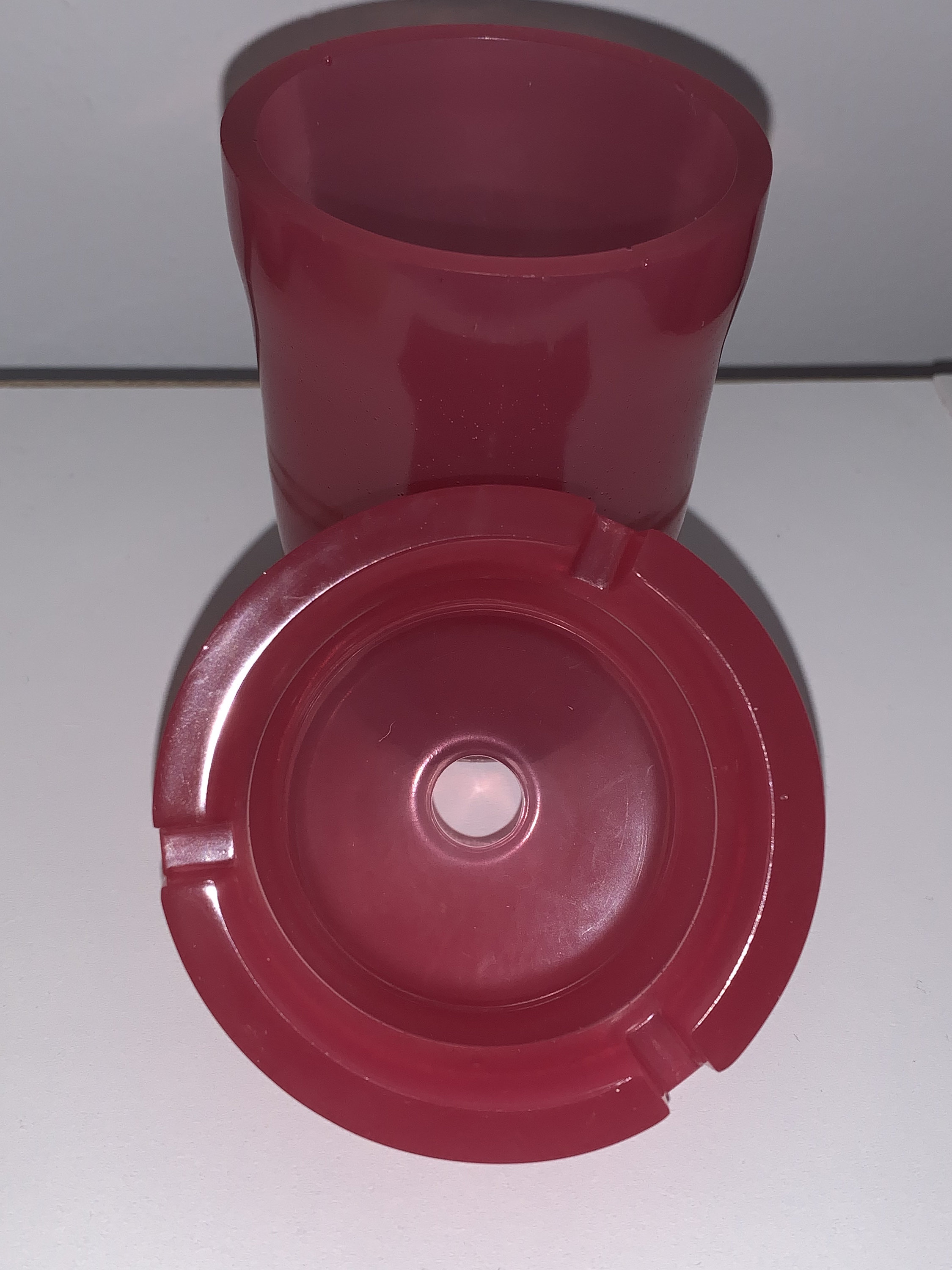 Yellow/burgundy Car Ashtrays Resin Accessories Etsy