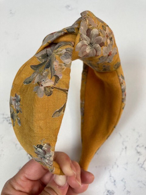 Retro Knot Headband, Liberty Lizzie in Red main image 1
