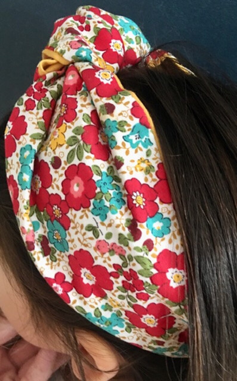 100% Cotton mask with Filter Pocket/Nose Wire, Washable, Reusable, Breathable, Matching Mask, Headband and Scrunchie Lockdown gift image 6