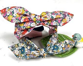 Liberty of London Fabric Bow Headband: Tana Lawn Cotton Alice Band