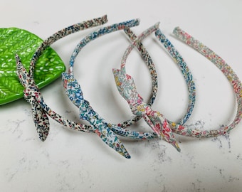 Liberty London Stoff-Stoffband mit Blumen-Matrosenschleife, Mädchen-Haarschmuck