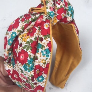 100% Cotton mask with Filter Pocket/Nose Wire, Washable, Reusable, Breathable, Matching Mask, Headband and Scrunchie Lockdown gift image 2
