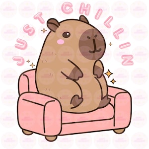 Capybara Clipart, Capybara PNG, Cute Capybara, Kawaii Clipart, Capybara, Kids Clipart, Capybara Graphic, Capybara art, PNG, Commercial Use
