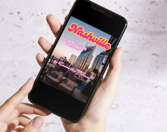 Libro electrónico de la guía de viajes de Nashville / Descarga digital de 120 páginas / Guía definitiva de la ciudad musical