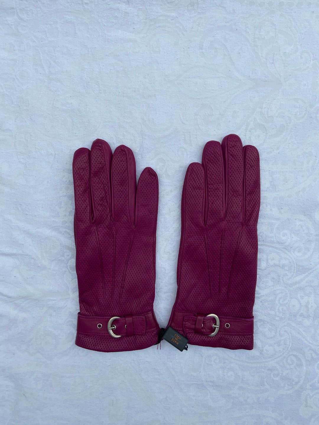 Gants Cuir D'agneau Femme Chics Avec Doublure Cachemire/laine