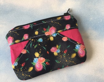 Roses coin purse