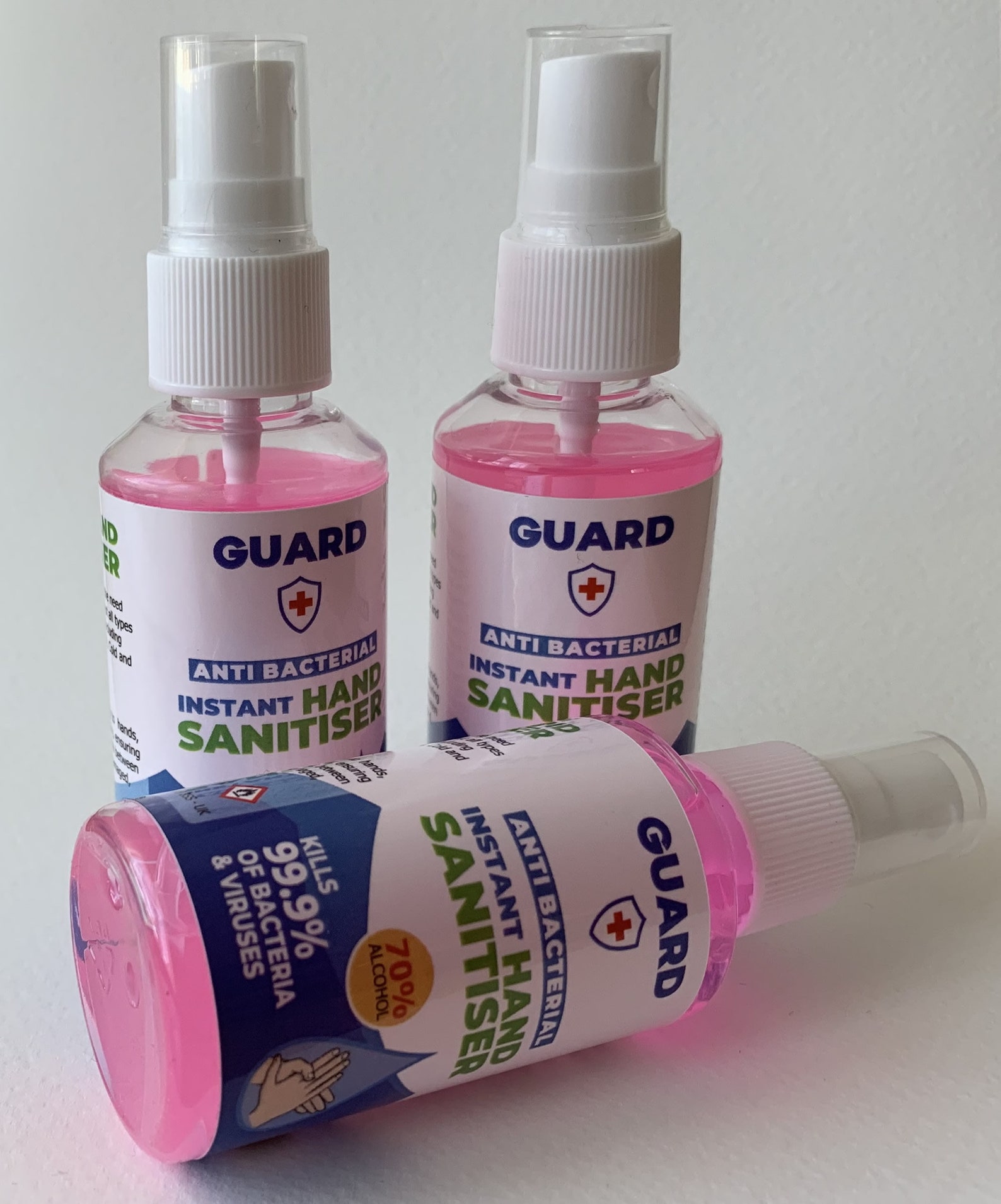 AntiBacterial Instant Hand Sanitiser Gel Spray 60ml Etsy